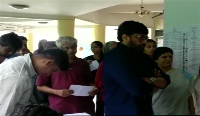 तेलंगाना में सुबह 11 बजे तक 23.4 फीसदी मतदान