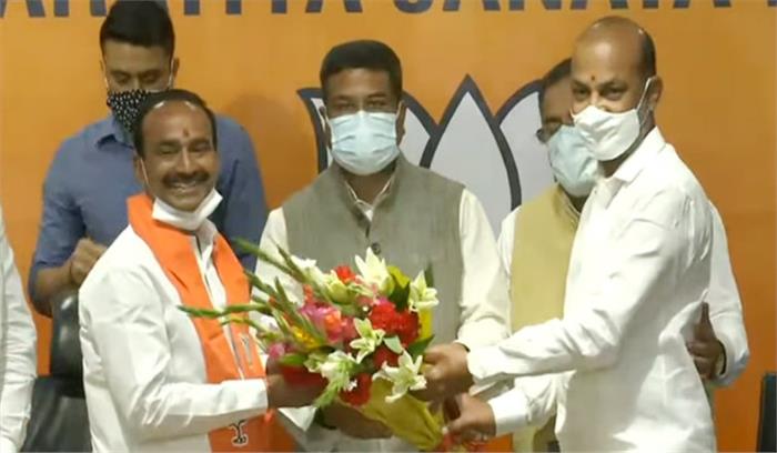 इटेला राजेंदर भारतीय जनता पार्टी मे हुए शामिल