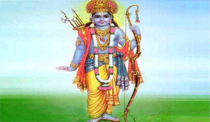 रामनवमी पर सुरक्षा व्यवस्था के बीच शोभा यात्रा निकाली गई