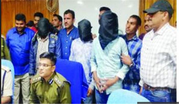 कार,बाइक चोरों का अन्तर्राज्यीय गिरोह पकड़ाया