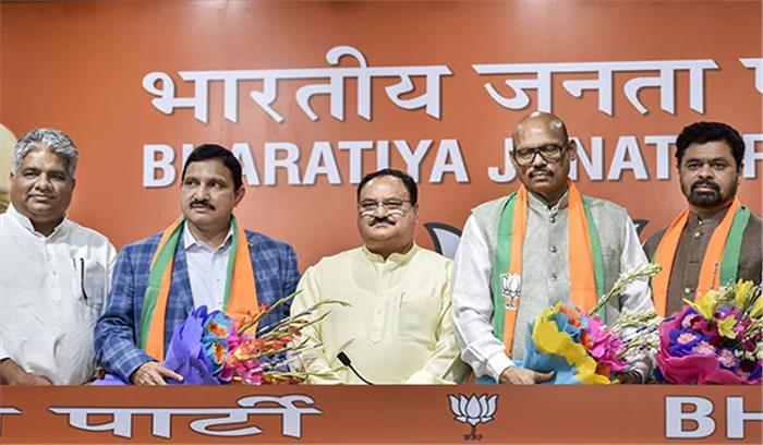 तेलुगू देशम के 4 राज्यसभा सांसद भाजपा में हुए शामिल