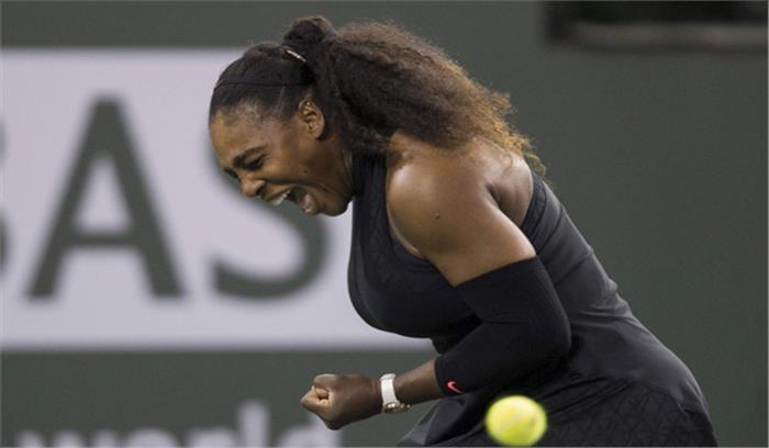 इंडियन वेल्स टूर्नामेंट में जीत के साथ सेरेना विलियम्स ने की वापसी