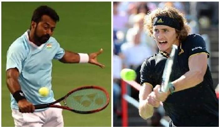 सिनसिनाटी ओपन:लिएंडर पेस और एलेक्सजेंडर ज्वेरेव हुए बाहर