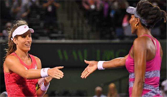 अमेरिका ओपन: वीनस दूसरे दौर में, कोंटा उलटफेर का शिकार