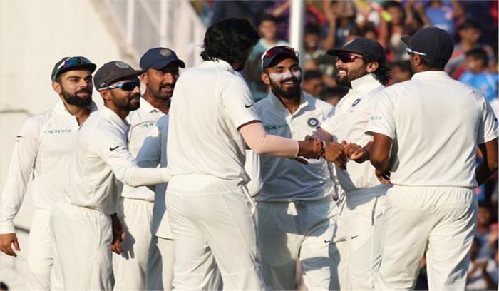 नागपुर टेस्ट: 610/6 पर भारत ने घोषित की अपनी पहली पारी