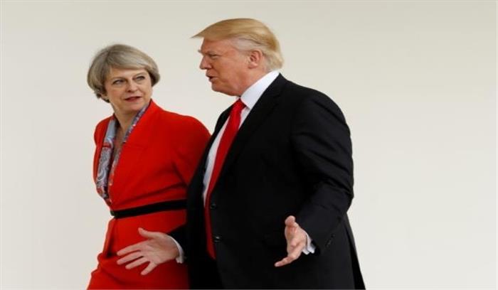 ईरान परमाणु समझौते पर थेरेसा मे ने की डोनाल्ड ट्रंप से बात ईरान परमाणु समझौते पर थेरेसा मे ने की डोनाल्ड ट्रंप से बात