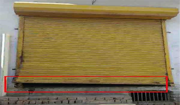 अज्ञात चोरों ने शटर तोड़कर की चोरी