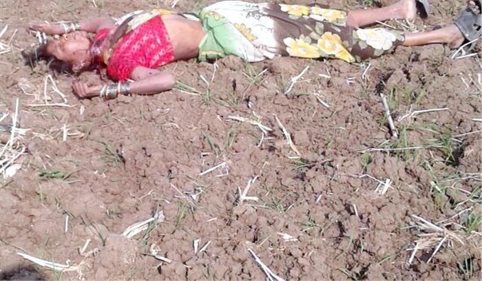 कहा-सुनी से उत्तेजित होकर पत्नी को उतारा मौत के घाट