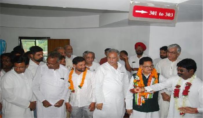 बीरगांव व्यापारी संघ  अध्यक्ष फिर कांग्रेस में