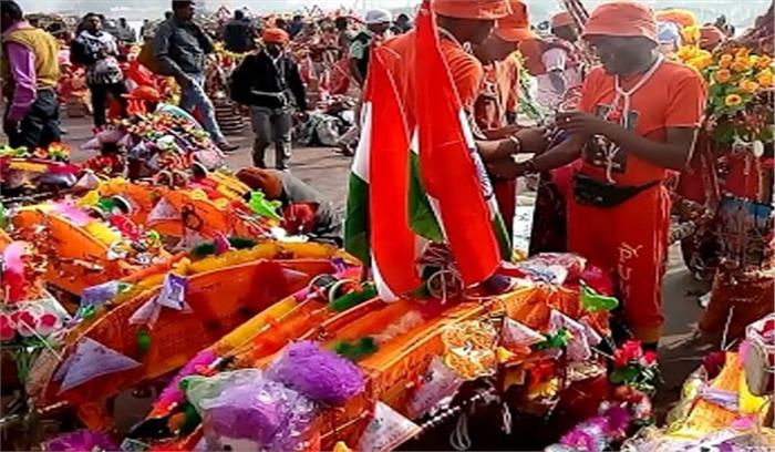  मध्यप्रदेश :शहीदों काे श्रद्धांजलि देने अनूठी कांवड़ यात्रा