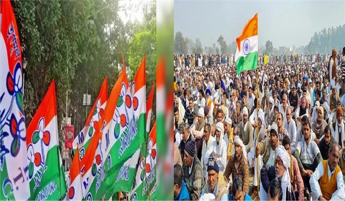 कृषि कानूनों का विरोध कर रहे किसानों को पूरा समर्थन देगी टीएमसी