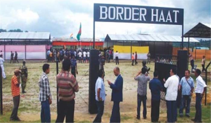 त्रिपुरा सीमा पर हाट का दौरा किया म्यांमार के अधिकारियों ने