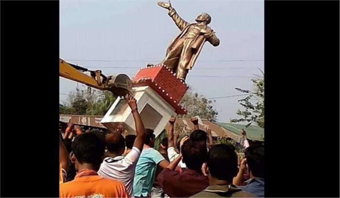 त्रिपुरा में हिंसक घटनाओं को लेकर को लेकर आरोप प्रत्यारोप का दौर जारी 