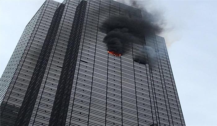 ट्रंप टॉवर में लगी आग, एक की मौत और छह दमकलकर्मी झुलसे