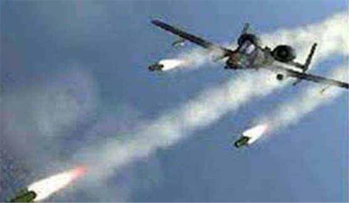 हवाई हमले में 5 आतंकवादियों की मौत