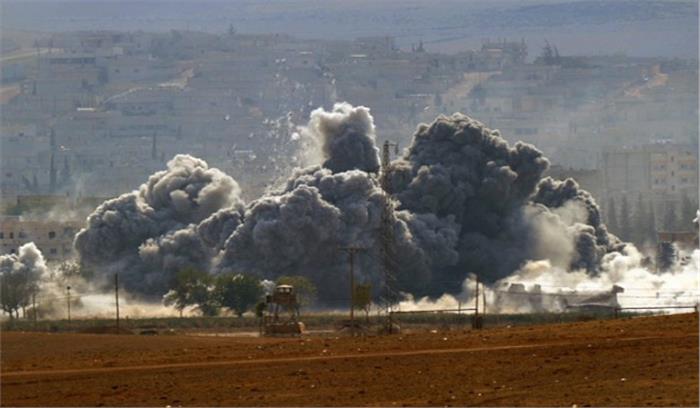 तुर्की की ओर से किए गए हवाई हमलाें में सीरिया के अाफ्रिन में 13 की मौत