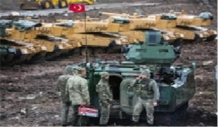 सीरिया के इदलिब पहुंचे 30 तुर्की सैन्य वाहन सीरिया के इदलिब पहुंचे 30 तुर्की सैन्य वाहन