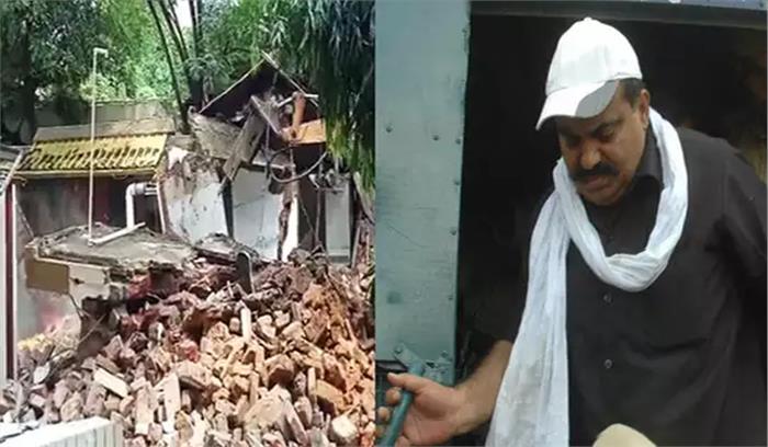 उप्र : पूर्व सांसद अतीक अहमद का आवास पीडीए ने जमींदोज किया