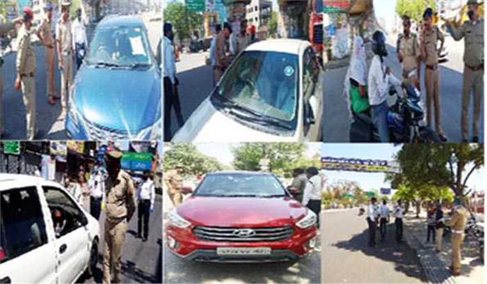 उप्र में लाॅकडाउन के आदेश की अनदेखी करने वाले 213893 लोगों का चालान