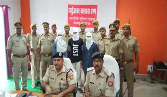 उप्र : बरहज कांड के तीन आरोपी गिरफ्तार