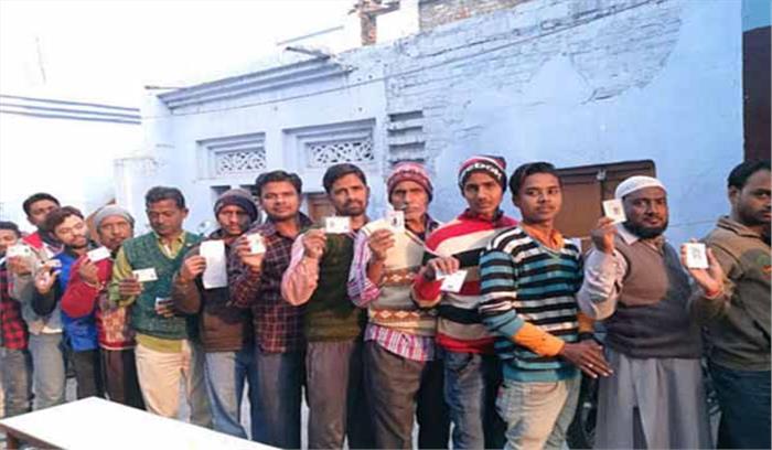 यूपी निकाय चुनाव के लिए मतदान खत्म