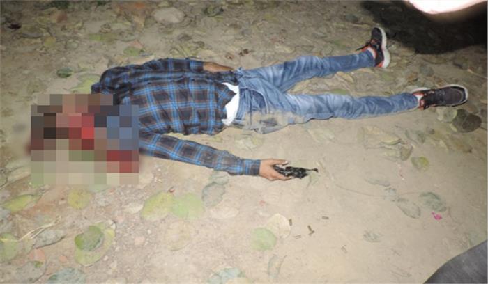 उप्र : पुलिस ने मुठभेड़ में ढेर किया 50 हजार का इनामी कलुआ