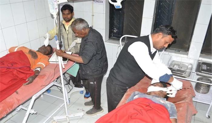 उप्र : एसपी आवास की निमार्णाधीन छत ढही, 2 मजदूर घायल