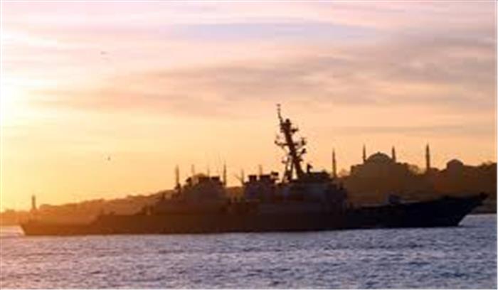 अमेरिकी मिसाइल विध्वंसक यूक्रेन के बंदरगाह पहुंचा