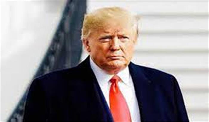 ट्रंप ने प्रदर्शन से निपटने के लिए सुरक्षाकर्मियों को दिया धन्यवाद