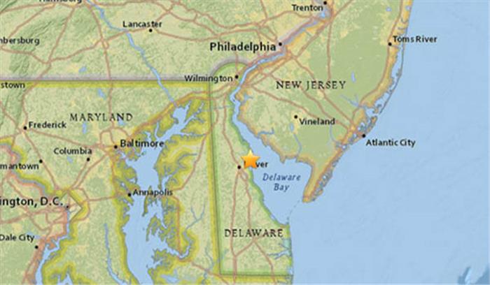 अमेरिका में भूंकप के झटके