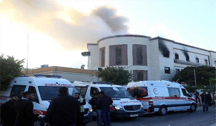 अमेरिका ने की लीबियाई विदेश मंत्रालय पर आतंकवादी हमले की कड़ी निंदा की