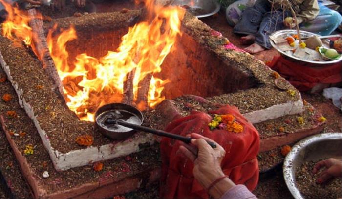 मध्य प्रदेश: अयोध्या में राम मंदिर निर्माण के लिए हुआ महायज्ञ