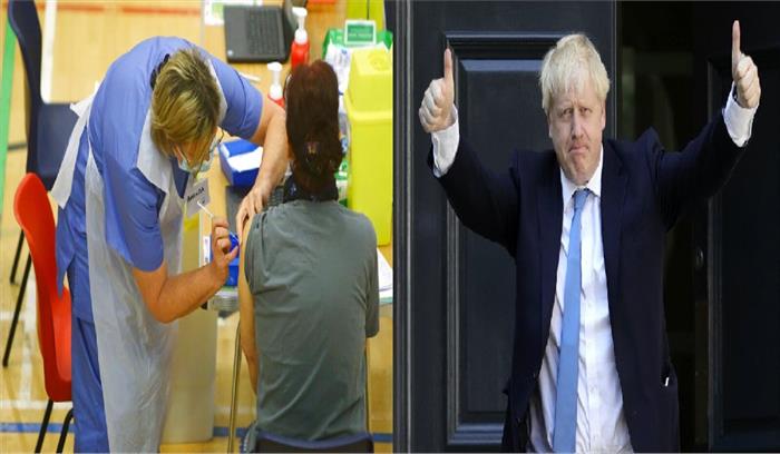 31 जुलाई तक सभी वयस्कों को वैक्सीन लगवाने का बोरिस जॉनसन ने लिया संकल्प
