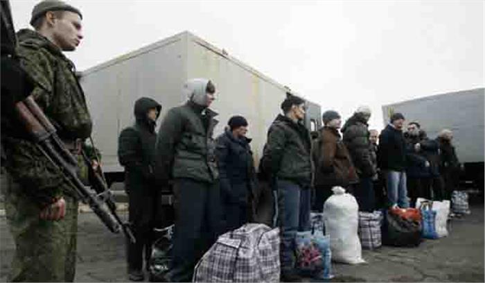 यूक्रेन में कैदियों की अदला-बदली की प्रक्रिया शुरू