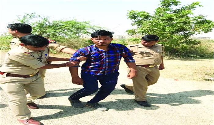 पुलिस मुठभेड़ में 25 हजार का इनामी बदमाश गिरफ्तार