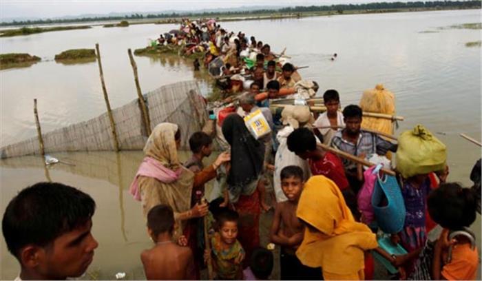 बांग्लादेश जाने वाले अल्पसंख्यक रोहिंग्या शरणार्थी मानव तस्करों के निशाने पर