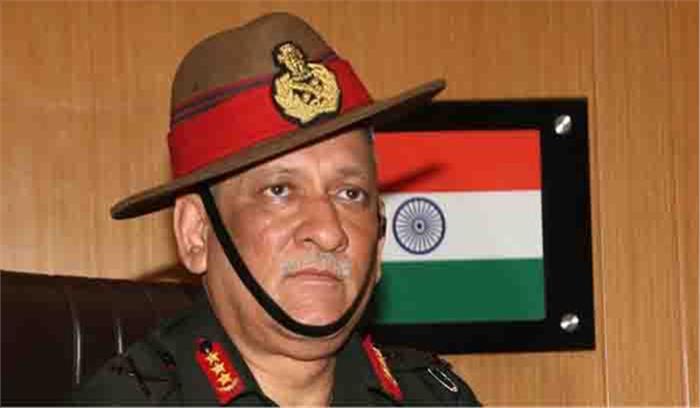 जनरल रावत ने कश्मीर पर संयुक्त राष्ट्र की रिपोर्ट खारिज की