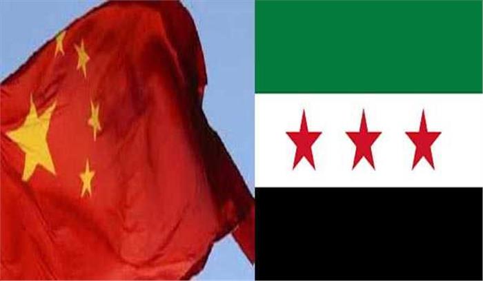 सीरिया में शांति बहाली में रचनात्मक भूमिका निभाने को तैयार:चीन