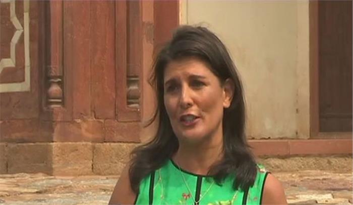 अमेरिकी राजदूत निकी हेली भारत के तीन दिवसीय दौरे पर