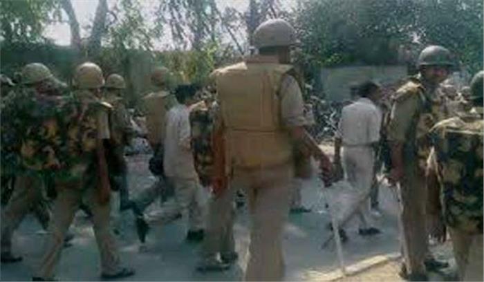 उप्र : नवरात्र पर सांप्रदायिक बवाल, पुलिस बल तैनात
