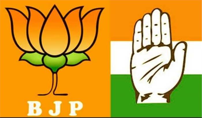 भाजपा और कांग्रेस के उम्मीदवारों ने फूलपुर सीट से भरा नामांकन