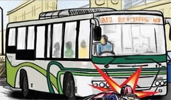 उप्र: तेज रफ्तार बस ने दो किशोरों सहित छह लोगों को रौंदा