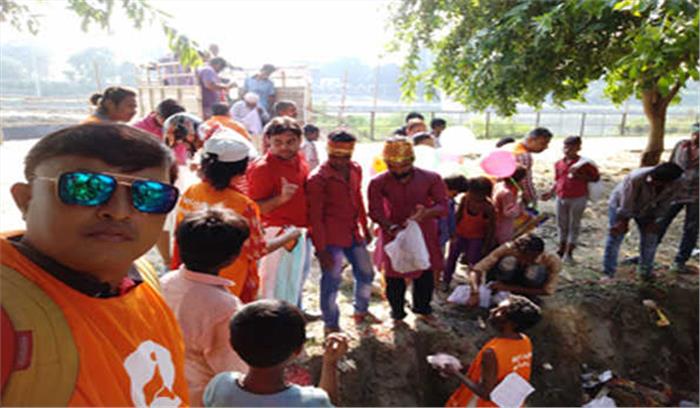 लखनऊ गोमती में नहीं की गई एक भी प्रतिमा विसर्जित