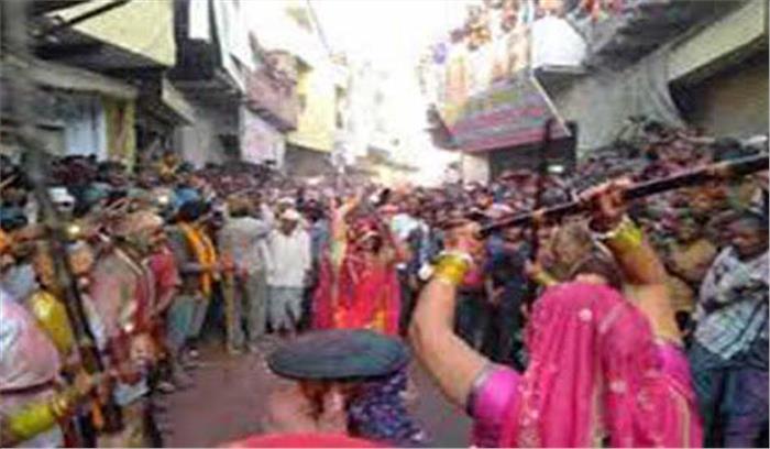 बरसाना में रंगोत्सव की तैयारी शुरू