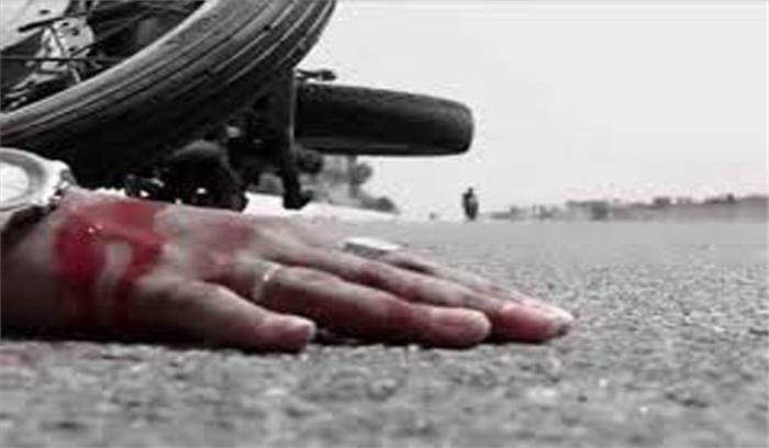 उत्तर प्रदेश: वाहन की टक्कर से मोटरसाइकिल सवार व्यक्ति की मृत्यु