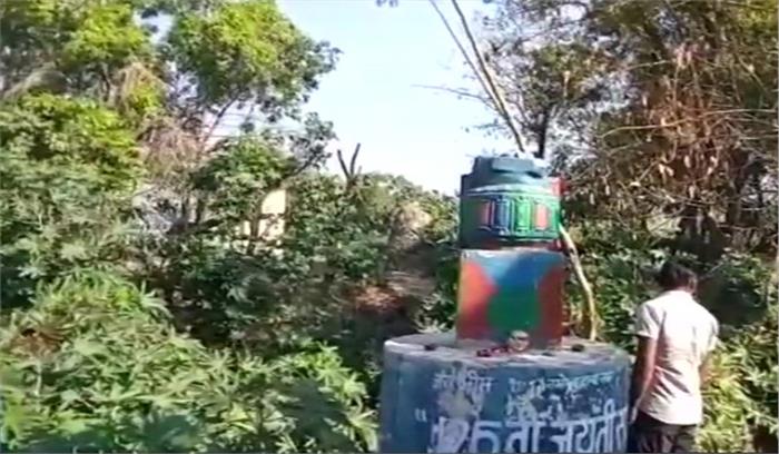 मेरठ में तोड़ी गई संविधान निर्माता भीमराव अंबेडकर की प्रतिमा