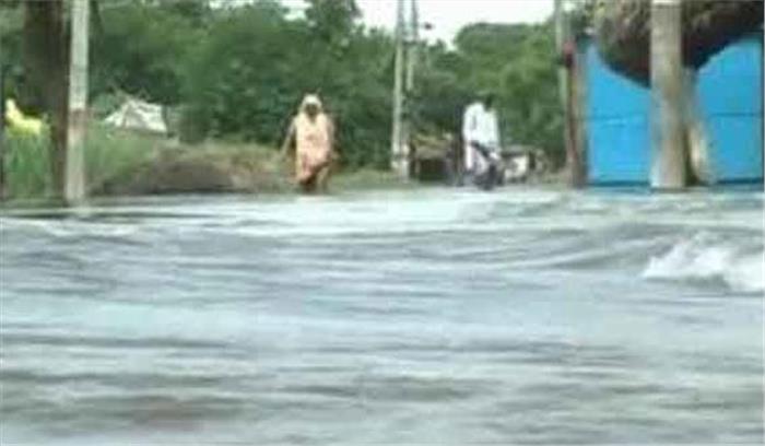 बलिया:12 गांवों को बाढ़ के खतरे से किया गया एलर्ट