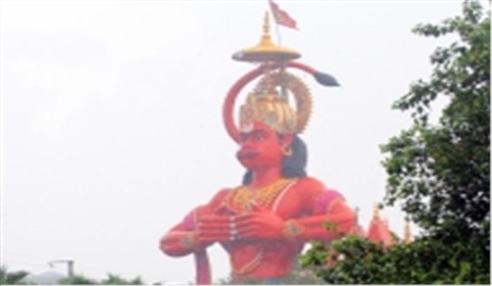 अयोध्या के मंदिर में भगवान हनुमान की नई प्रतिमा स्थापित