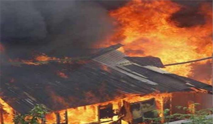 जौनपुर: झोपड़ी में लगी आग से वृद्ध की मौत