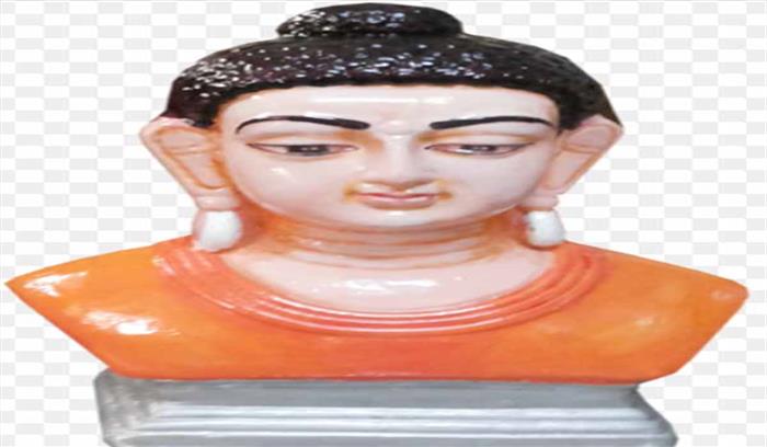 यूपी: भगवान बुद्ध की प्राचीन मूर्ति  नाले में मिली
